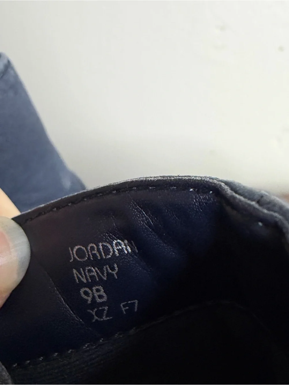Earth Jordan Navy Blue Leather Boots 9 Womens